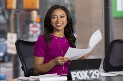 Holley during her work in Fox29. Profession, occupation, salary, net worth, earnings, remuneration, income
